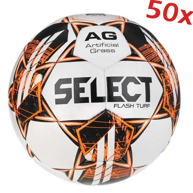 Select ACTIE 50x voetbal Flash Turf Y kunstgras maat 4-5