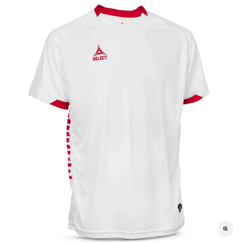 Select Spain player shirt S/S wit-rood