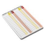 Select scheidsrechter notitiekaarten