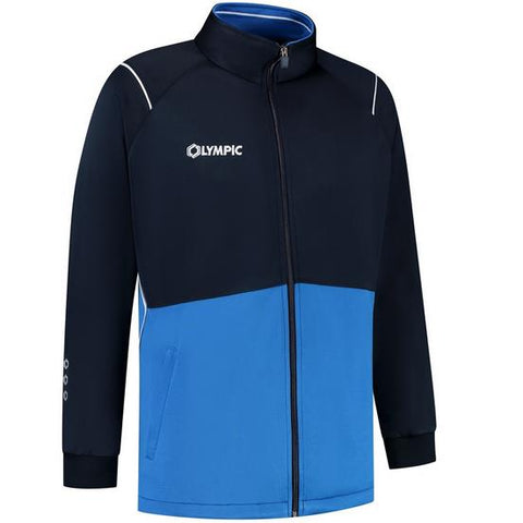 Olympic evolution trainingsjacket navy kobalt white