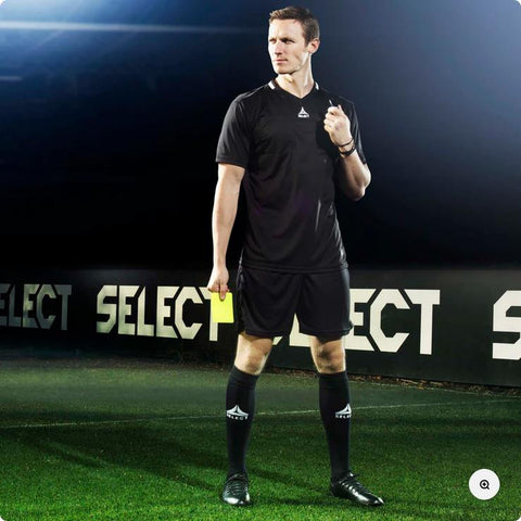 Select scheidsrechter shirt zwart