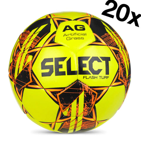 Select ACTIE 20x voetbal Flash Turf Y kunstgras maat 4-5