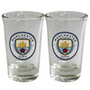 Manchester City FC 2 shot glasses