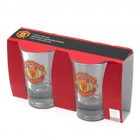 Manchester United FC 2pk shot glas set
