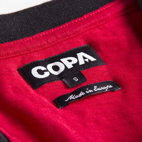 België Copa retro voetbalshirt 1954 rood (214)