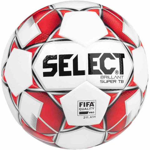 Select voetbal Brillant Super TB Red wedstrijdbal maat 4 en 5