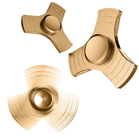 Finger Spinner Tri Zinc goud