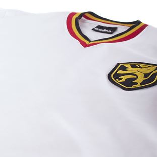 Belgiê Copa retro voetbalshirt wit (655)