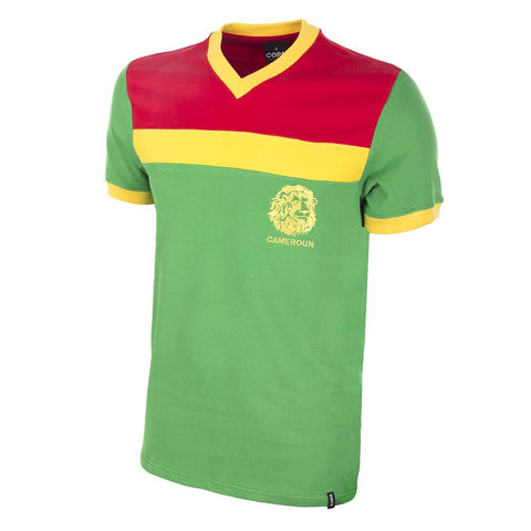 Kameroen Copa retro voetbalshirt 1989