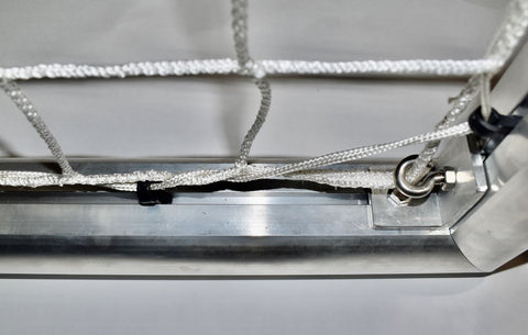 Avyna 2 voetbaldoelen aluminium pro 250x100 inclusief doelnet (2x)