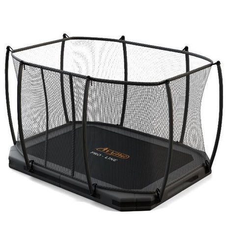 AVYNA trampoline rechthoekige Pro Line inground 352+ (grijs)