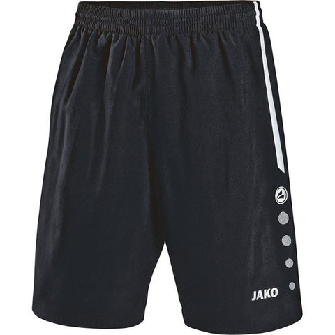 Jako short Turin senior zwart/wit