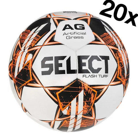Select ACTIE 20x voetbal Flash Turf kunstgras maat 4-5