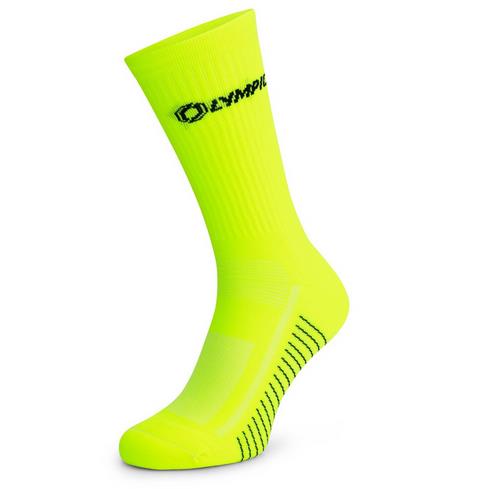 Olympic voetbalkousen training sock fluo yellow/black