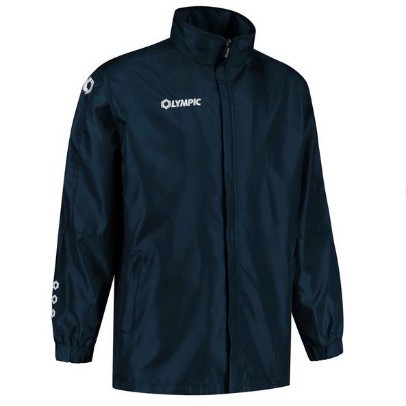 Olympic evolution rainjacket met capuchon navy white