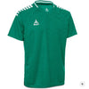 Select Monaco player shirt S/S groen-wit