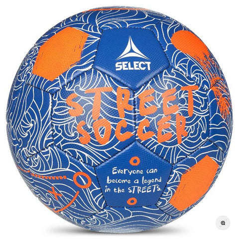 Select bal streetsoccer blauw (maat 4 1/2)