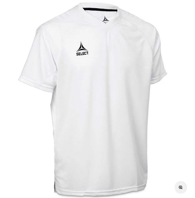 Select Monaco player shirt S/S wit-wit