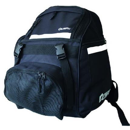 Olympic voetbaltas backpack black/white