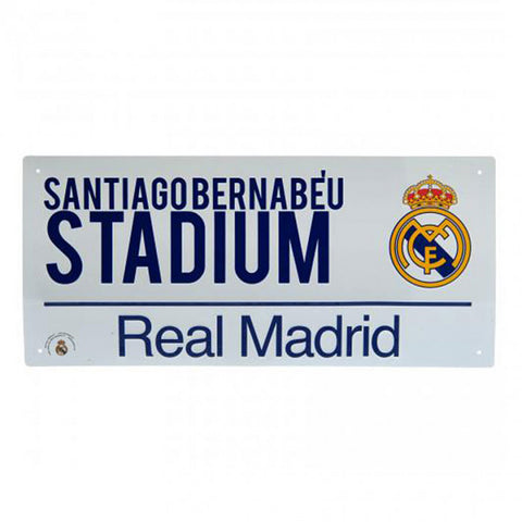 Real Madrid straatnaam bord Santiago Bernabeu
