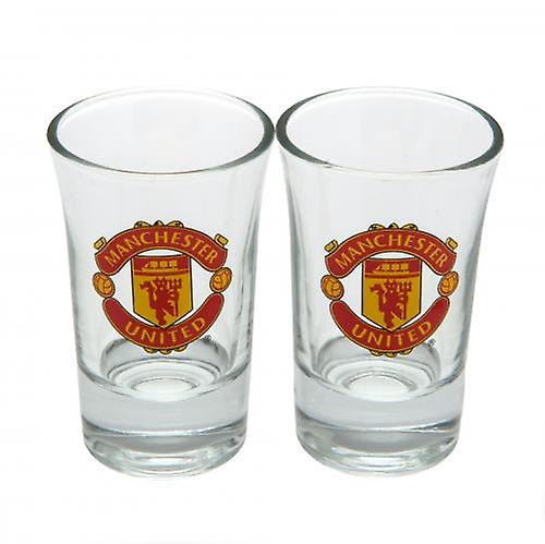 Manchester United FC 2pk shot glas set