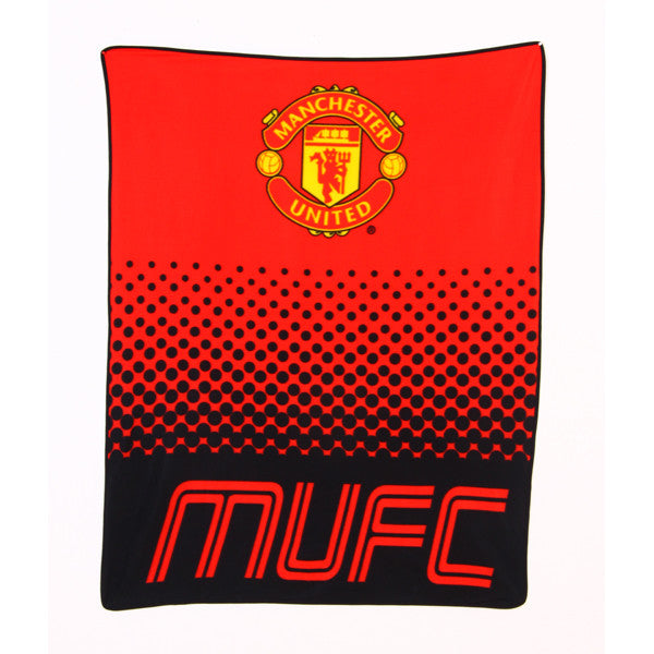 Manchester United fleece deken fade