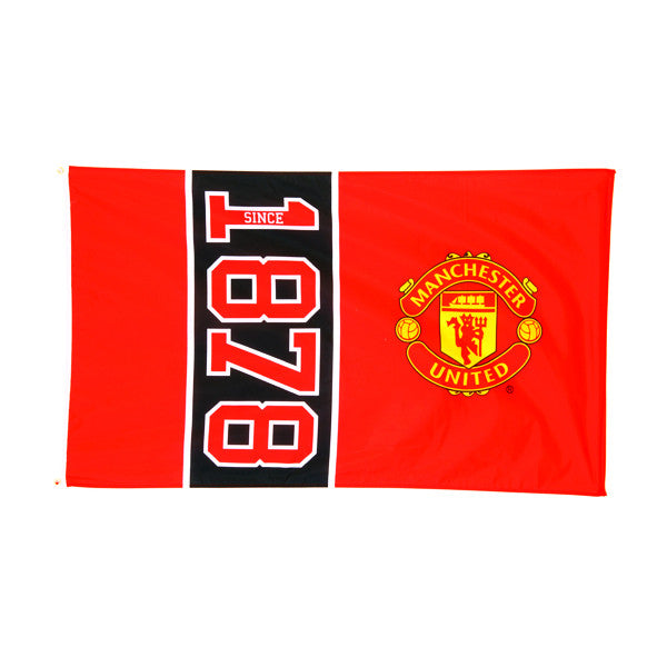 Manchester United vlag sinds 1878