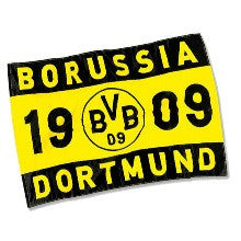 Borussia Dortmund vlag met stok