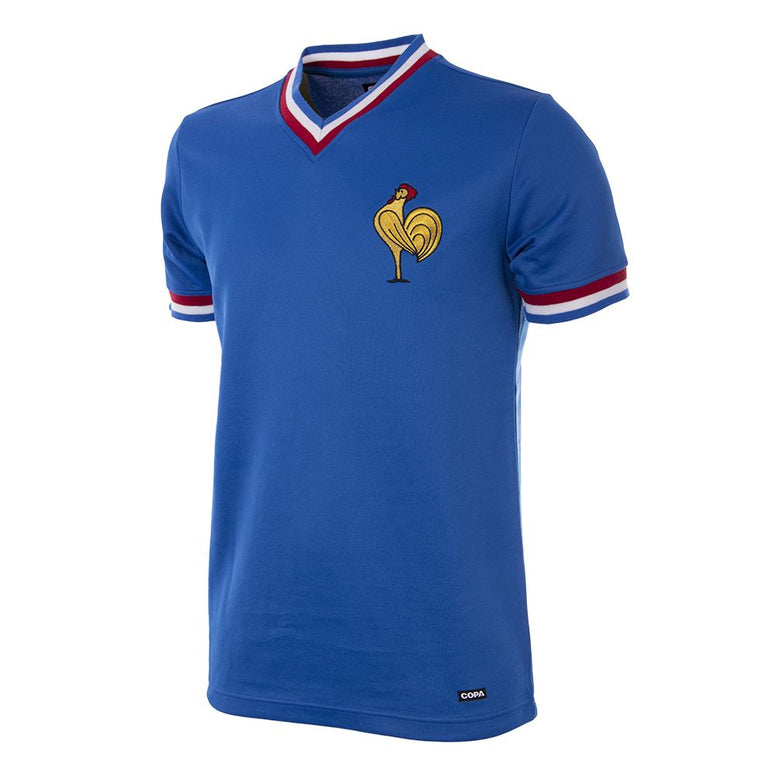 Frankrijk Copa retro voetbalshirt 1971