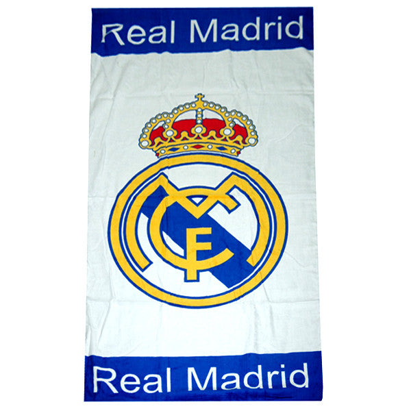 Real Madrid badhanddoek blauw-wit