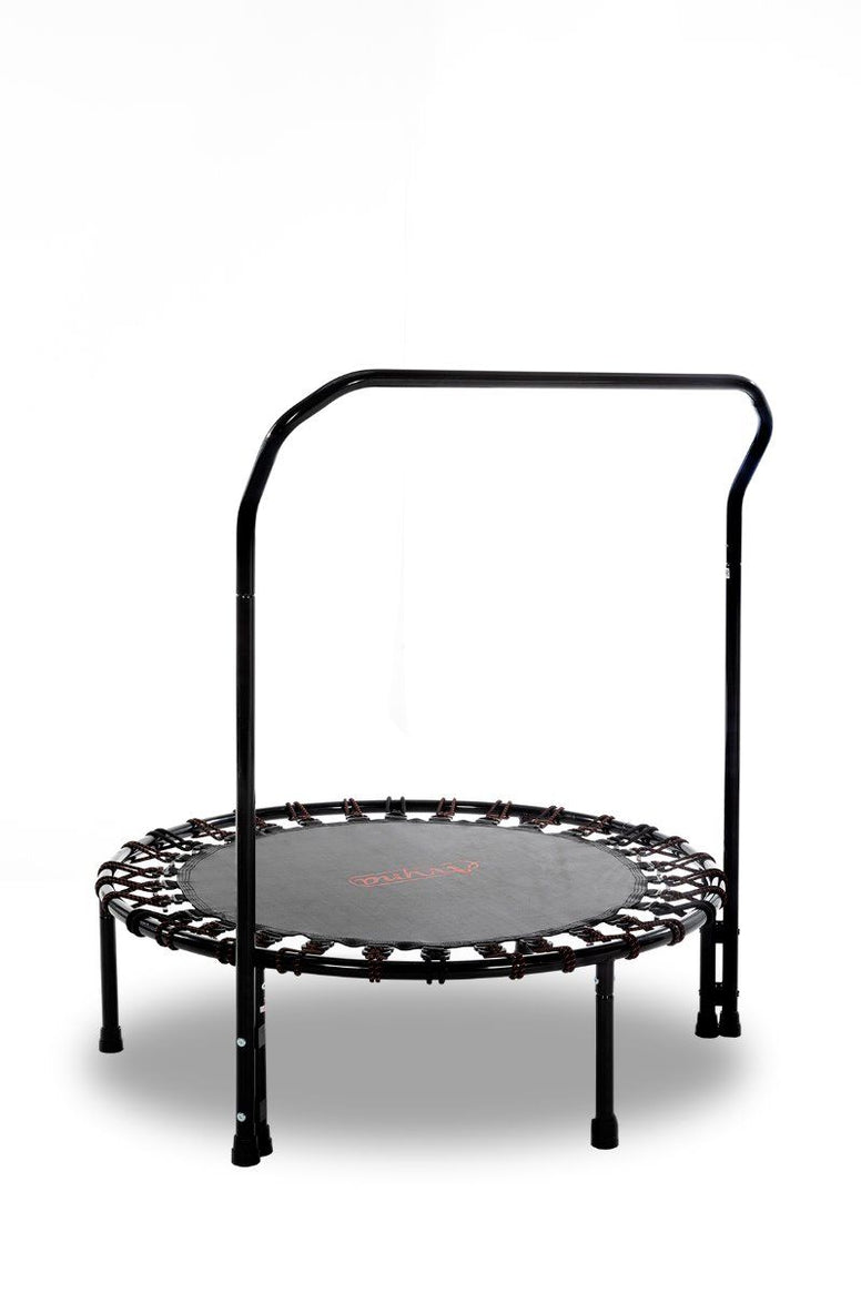 AVYNA fitness trampoline Ø 120 zwart met beugel