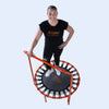 AVYNA fitness trampoline Ø 103 oranje met beugel