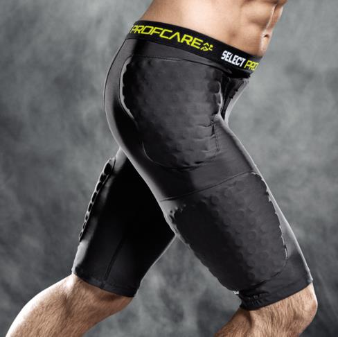 Select underwear compression short zwart met pads (XS-XXL)