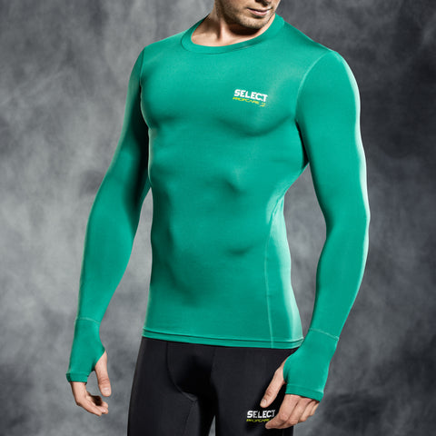 Select underwear compression t-shirt groen L/S (S-XXL)