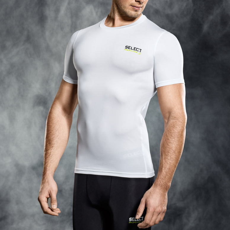 Select underwear compression t-shirt wit S/S (S-XXL)