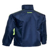 Olympic regenjacket field 2.5 rain jacket marine blauw/fluogeel
