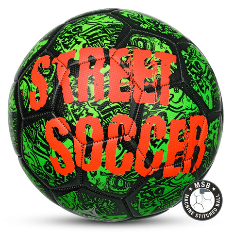 Select bal streetsoccer groen (maat 4,5)