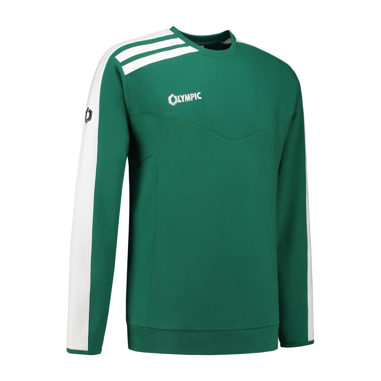 Olympic Roma sweater groen-wit (116-3XL)